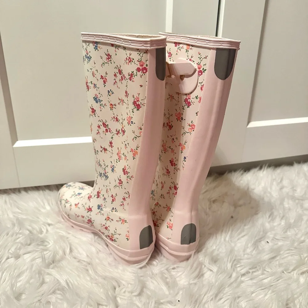 LoveShackFancy X Hunter Confetti Bloom Boots // BIG KID’S SIZE 5 - WOMEN’S 7 🎀✨💕 - Picture 7 of 12